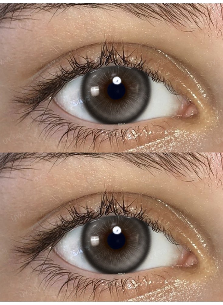 عدسات لاصقة ملونة UYAAI لاتيه بقياس 14.20 مم قابلة للاستخدام لمدة سنة للارتداء اليومي - view 3